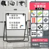 Pizarra Blanca Tablero de Escritura para Niños Tipo Soporte Doble Cara Pequeña Pizarra Magnética Plegable para el Hogar Vertical Blanca Clase Enseñanza Comercial