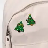 Broche Navideño de Dibujos Animados Lindo Transfronterizo Insignia de Árbol de Navidad Pin Antiexposición Decoración Fija para Ropa Insignia Festiva