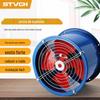 Suporte Ventilador de Exaustão de Baixo Ruído com Dutos Personalizado Ventilador Sf Ventilador de Fluxo Axial com Dutos Ventilador à Prova de Explosão para Trabalho