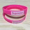 Pulsera de silicona suprema marca Spot Tide pulsera para amantes de la moda soporte para elegir cualquier color producción