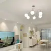 Lámpara de Techo para Sala de Estar Bauhaus Frijol Mágico de Gama Alta Minimalista de Diseñador para Comedor Pasillo Luminaria Principal