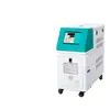 Controlador de temperatura de molde, sistema automático de control de temperatura de molde, sistema de calentamiento y control de temperatura de molde de moldeo por inyección, sistema de calentamiento y control de temperatura de molde a base de agua o a base de aceite
