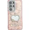 Funda de Teléfono Móvil Espejo IMD Electrochapado de Oso Adecuada para Apple 16E Película para Lente 15Pro Estilo Girly 14 Sentido de Alta Gama 13