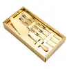 Juego de cuchillo y tenedor para pastel de acero inoxidable pala para pastel de alta calidad tenedor de postre plato de cumpleaños sombrero de vela combinación de vajilla