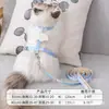 Cuerda de tracción para gatos, antiroturas, especial para salir, con correa para el pecho antipérdida.