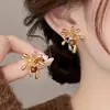 Hazte Rico Pronto, Año del Caballo, Pendientes de Caballo Rojo, Nuevo Estilo Popular 2026, Pendientes de Gama Alta para Mujer