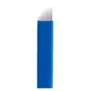 Aguja de seda de 0.18 azul chino pieza de aguja de bordado de tatuaje semipermanente tatuaje de cejas bordado ceja flotante ceja azul cuero hecho a mano cuchilla