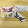 Adecuado para Moto Scooter Honda Calcomanía Modificada Logo Estéreo 3D Alas HONDA Calcomanía Adhesiva Suave Calcomanía para Tanque de Combustible