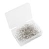 Fábrica atacado 8*52mm agulha de diamante transparente +5*55mm agulha em forma de pêra branca agulha de posicionamento de costura agulha de pérola