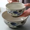Cerâmica Importada do Japão Série de Flores Mino Ware Louça Tigela de Arroz Tigela de Sopa Tigela de Macarrão Xícara de Chá Xícara de Água Tigela Doméstica Estilo Japonês