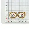Óculos de Cor Outono e Inverno Gato Kt Acessórios de Acrílico Fofo DIY Feito à Mão Capa de Celular Material Bolsa Patch de Joia Sapatos