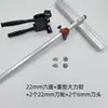 Nuevo Cuchillo de Empuje Tipo T Manual Rueda de Hoja Grande de 22 mm Azulejo de Vidrio Pinzas Fuertes de Alta Precisión Herramienta de Ranurado