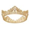 Corona Nupcial Retro Europea y Americana Barroca Oro Mate Cristal Faraón Rey Accesorios para el Cabello Nuevo Lote Tocado Amazon