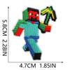 Mi mundo personaje de juego tela bordada pegatinas decoración ropa parche pegatinas mosaico Marvel pegatinas bordadas impresión por transferencia de calor