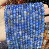 Atacado do Fabricante Contas Soltas de Ágata Azul Ágata Azul Safira com Listras Contas Redondas de Ágata Ágata Otimizada Contas para Fazer Pulseiras Manuais DIY Contas Soltas