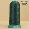 Ventas Directas de Fábrica Hilo de Coser de Alta Resistencia 420D Bolsa de Rollo Grande Hilo de Coser Colorido Hilo de Nylon Industrial para Ropa