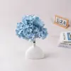 Ramo de Flores de Seda de Hortensia de 5 Cabezas, Flor Artificial, Pieza Decorativa de Estilo Chino Nuevo, Decoración Festiva para el Hogar con Tallos de Flores