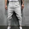 2024 Comércio Exterior Transfronteiriço Europeu e Americano Masculino Fino Calça Casual de Negócios Leve Simples Slim-fit Reta Tendência Calça Estampada