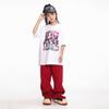 Meninos e meninas Hip-Hop Street Dance Roupas de moda infantil Hiphop infantil solto frito Moda de rua Marca Roupas infantis Roupas de desempenho legais