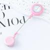 Reloj de Pulsera para Enfermera con Cuentas DIY Pegamento Suave Telescópico Conveniente Luminoso Reloj Colgante Doctor Estudiante Hebilla Fácil de Tirar Reloj de Pecho para Enfermera Reloj de Bolsillo