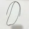 Nuevo Collar de Cuerda de Cera Estilo Guisante Otoño e Invierno para Mujer Moda Coreana Ins Simple Elegante Estilo Fresco Cuerda Negra Apilado Clavícula