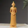 Venta al por mayor Talla de madera creativa Shen Gongbao Decoraciones de escritorio para el hogar Adornos para coche Mesa de té Artesanías Decoraciones Venta al por mayor Dropshipping