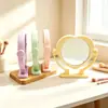 Shunxin Espejo Espejo de Maquillaje Espejo de Plástico Espejo Único Espejo de Escritorio de Plástico Espejo de Maquillaje Espejo de Escritorio de una Cara