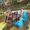 Pequeno barco de limpeza de plantas aquáticas Rio rio cortador de grama aquática flutuante lótus repolho d'água lixo barco de pesca cortador
