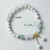 Ágata Colorida Natural Alta Qualidade DIY Design Original Exquisito Popular Pulseira Feminina Moda Versátil Xiaohongshu Atacado