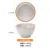 Tazón de melamina para ramen, cuenco de cubo, vajilla de porcelana de imitación comercial, tazón de sopa de plástico creativo japonés rojo para Internet, tazón de fideos con carne, tazón de arroz