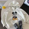 Sudadera Mickey para Niños 2026 Otoño Nuevo Estilo para Niños y Niñas Caricatura Coreana de Moda Versátil Casual