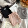Ropa interior de encaje bacteriostático 7A para mujer, color sólido, sin dejar rastro, puro deseo, chica dulce, estudiante, transpirable, cómoda, calzoncillos frescos