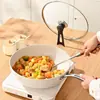 Tapa de olla, tapa universal de vidrio templado para el hogar, resistente a altas temperaturas, 32 cm, adecuada para saltear, grado alimenticio, engrosada, para uso doméstico