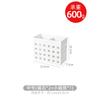 Caja de Almacenamiento con Absorción Magnética, Estante Magnético de Pared para Lado del Refrigerador, Estante de Almacenamiento para Gabinete, Estante Magnético sin Taladro para Papel Film y Especias