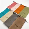 Bolsa para Gafas, Gafas de Sol, Gafas de Sol, Bolsa de Color con Terciopelo, Bolsa para Gafas con Cierre Automático de Resorte, Bolsa de Cuero para Gafas