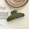 Nuevo pinza de tiburón de lunares vintage con un tacto de alta gama y exquisito, adecuado para peinados semi-recogidos, pinzas para recogidos, pinzas para coletas y accesorios para el cabello
