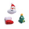 Serie navideña de peluche, muñeco creativo de Papá Noel y alce, muñeco de algodón, broche DIY, accesorios para el cabello