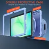 Adequado para Samsung Taba11 Plus Alça de Mão Rotativa Suporte de PC Capa de Tablet Semi-Transparente A11 Anti-Queda Capa Protetora para Exterior