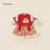 [Rojo Chino] Rebaja Final No Hay Devoluciones Ropa Infantil Yubao Atuendo de Año Nuevo Ropa de Estilo Étnico Ropa Infantil de Año Nuevo