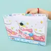 Bolsa Sanfonada Nova Fosca 3D Fofa para Estudante Transfronteiriça Pasta para Provas e Documentos Plástica Sanfonada A4