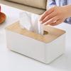 Caixa de Lenços de Mesa para Desktop Caixa de Armazenamento com Gaveta Casa Sala de Estar Sala de Jantar Mesa de Centro Nórdica Simples Multifuncional Caixa de Papel com Gaveta