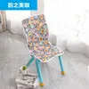 Almofada Pequena para Cadeira de Jardim de Infância Almofada Infantil com Encosto Integrado Cadeira de Madeira para Jardim de Infância Almofada para Cadeira de Plástico com Alça Antiderrapante