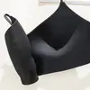 Sujetador de tela brillante con escote pronunciado y copas gruesas para bustos pequeños, realza el volumen sin aros, soporte suave, tirantes finos con brillantina, hermoso diseño en la espalda
