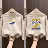 Camada Base Térmica de Fleece Escovado para Meninos 2026 Nova Roupa Outono/Inverno Camiseta de Manga Longa Infantil Camada Interna Quente Top
