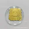 Pegatinas Doradas Personalizadas para Teléfono: Riqueza, Salud y Prosperidad - Monedas de Oro que Llenan la Cartera, Tarjetas de Oro de la Casa del Tesoro - Directo del Fabricante