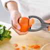 Descascador de cozinha multifuncional três em um destacável combinação melão e descascador de frutas
