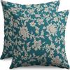 Fronha Floral Retrô Mais Vendida Transfronteiriça Almofada Creme Estilo Country Amazon Almofada Decorativa para Sofá de Casa Mesinha de Cabeceira