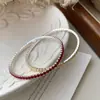 Pulsera de Plata de Ley S925 con Zirconia de Colores en Cuerda Elástica para Mujer, Gama Alta, Lujo Accesible, Diseño de Nicho, Pulsera Sencilla, Popular en Xiaohongshu