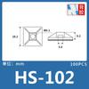 Soporte de Sujetacables Adhesivo con Descuento Hs-100/101S/101/102 Respaldo Adhesivo Negro y Blanco, Especificaciones Completas para Cables
