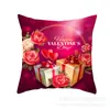 Explosões Transfronteiriças Dia dos Namorados Capa de Almofada Estampada para Casamento Produtos Domésticos Capa de Almofada para Sofá